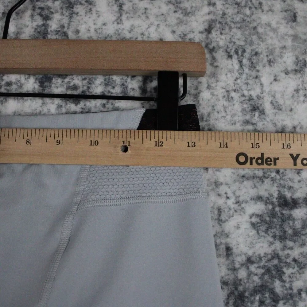 Under Armour Mens Size M Rush HeatGear Celliant Compression Pants Leggings Gray
